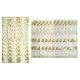 Ivory with Golden Dhakai Jamdani Saree with Border and Pallu