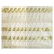 Ivory with Golden Dhakai Jamdani Saree with Border and Pallu
