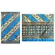 Emroidery on Printed Dupion Silk Saree