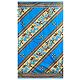 Emroidery on Printed Dupion Silk Saree
