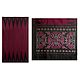 Ikkat Design on Dark Red Cotton Saree