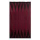Ikkat Design on Dark Red Cotton Saree