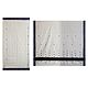 White Kerala Cotton Check Saree with All Over Black Boota
