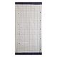 White Kerala Cotton Check Saree with All Over Black Boota