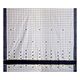 White Kerala Cotton Check Saree with All Over Black Boota