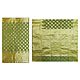 Light Green with Golden Tissue Saree with Border and Pallu