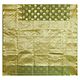 Light Green with Golden Tissue Saree with Border and Pallu