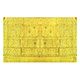 Weaved Yellow Design All-Over on Yellow Cotton Dhakai Saree with Border and Pallu