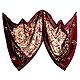 Kantha Embroidery on Ivory Color Batik Cotton Stole