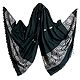 Dark Grey Orissa Cotton Stole with White Baluchari Design Pallu