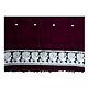 Dark Magenta Orissa Cotton Stole with Baluchari Design Pallu