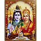 Shiva Parvati and Shirdi Saibaba - Set of 4 Posters