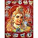 Shiva and 12 Jyotirlingas - Glitter Poster