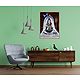 Shiva in Abhaya Mudra - Glitter Poster