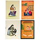 Ragini and Rajput Woman - Set of 4 Posters