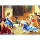 European Beauties and Camels with Merchants - Set of 4 Posters
