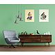 Ragini and Rajput Woman - Set of 2 Posters