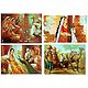 Rajasthani Women - Set of 4 Unframed Posters